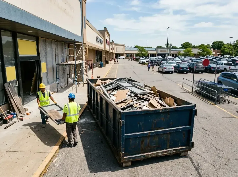 retail-store-renovation-debris-003 — frequently asked questions, Roll-off Dumpster Rentals in Monroe Manor, NJ